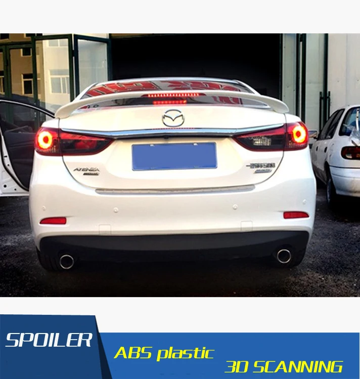 Спойлер для Mazda 6 atenza высокое качество ABS материал заднее крыло автомобиля