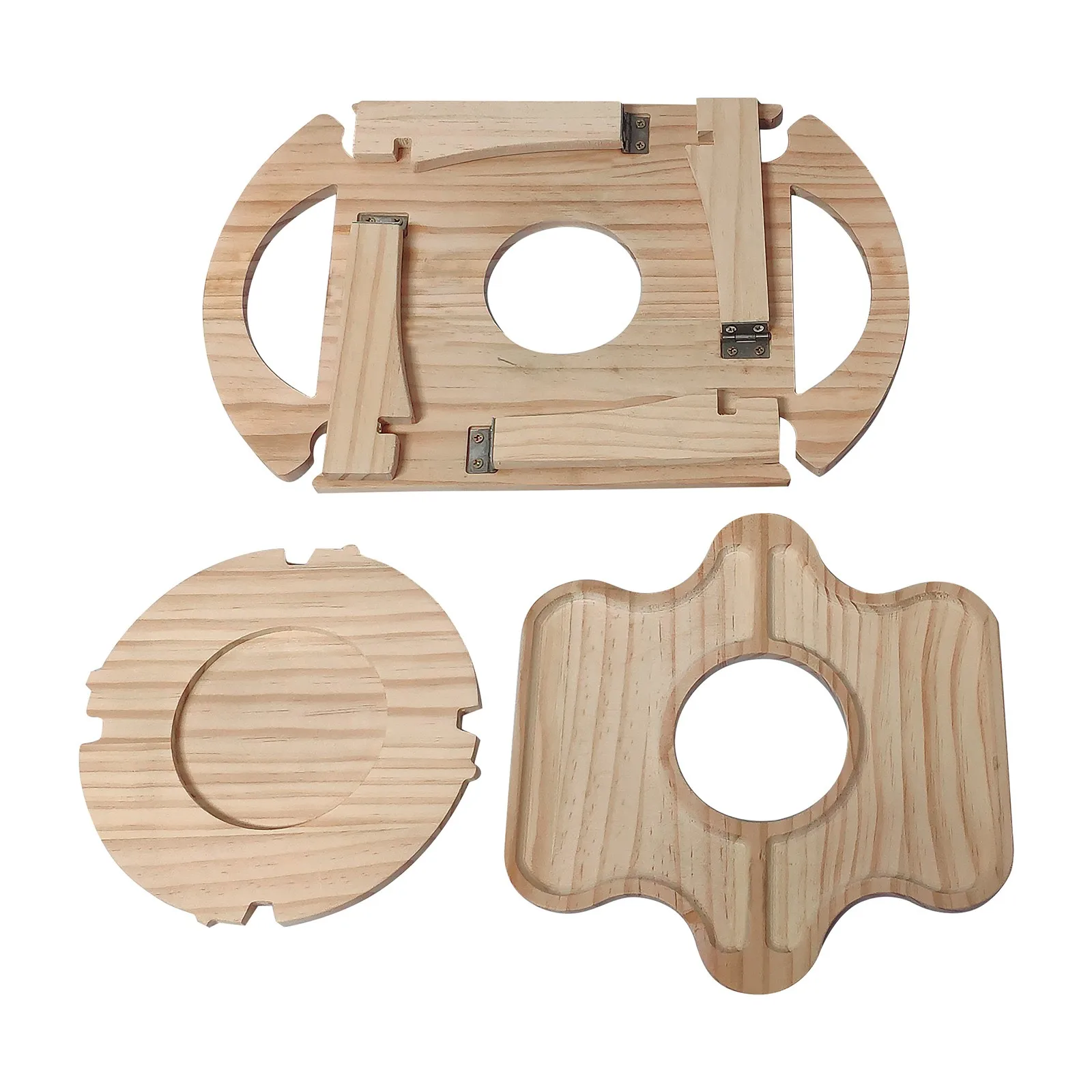 

Wooden Wine Bottle Topper Serving Tray Set Topper Serving Wooden Outdoor Picnic Holder Rack Creative Cocktail Bottle Plate #M