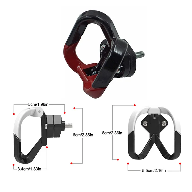 

Motorcycle pedal refitted with double hook multifunctional hook