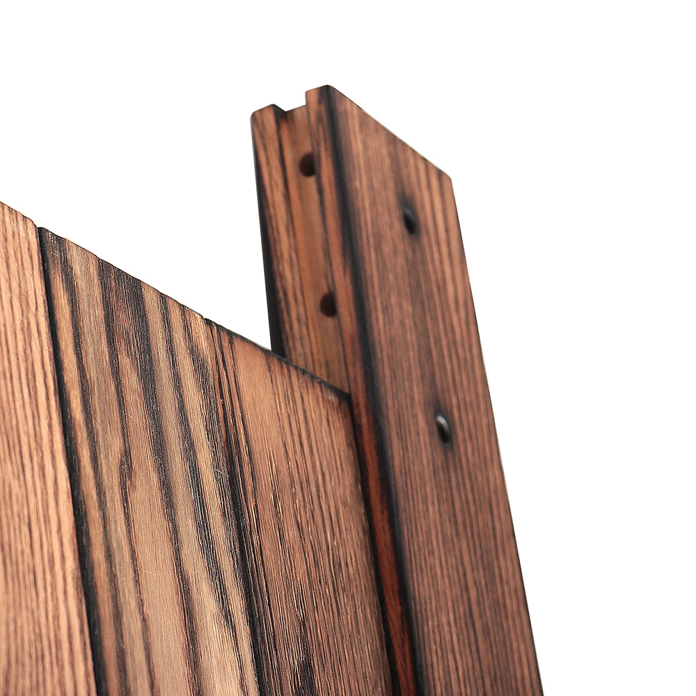 KINMADE 1-1/2in x 42in 84in Carbonized Solid Pine Pre-Drilled DIY Barn Door Sliding Wood | Обустройство дома