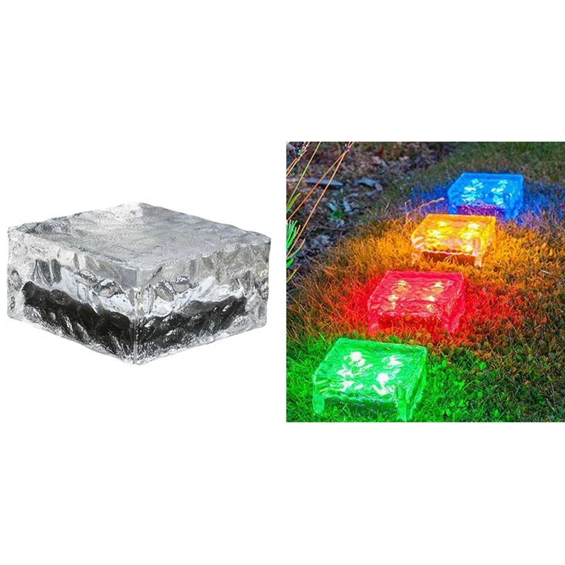 

Светодиодный водонепроницаемый подземный светильник на солнечной батарее, s нарусветильник декоративный Ландшафтный фонарь для двора, луж...