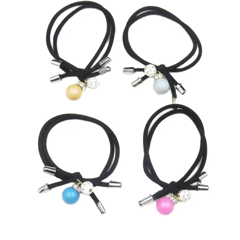 

10 шт./лот, креативные шарики, эластичные резинки для волос для девочек, богемный головной убор, резинки, корейская мода, Детские аксессуары д...