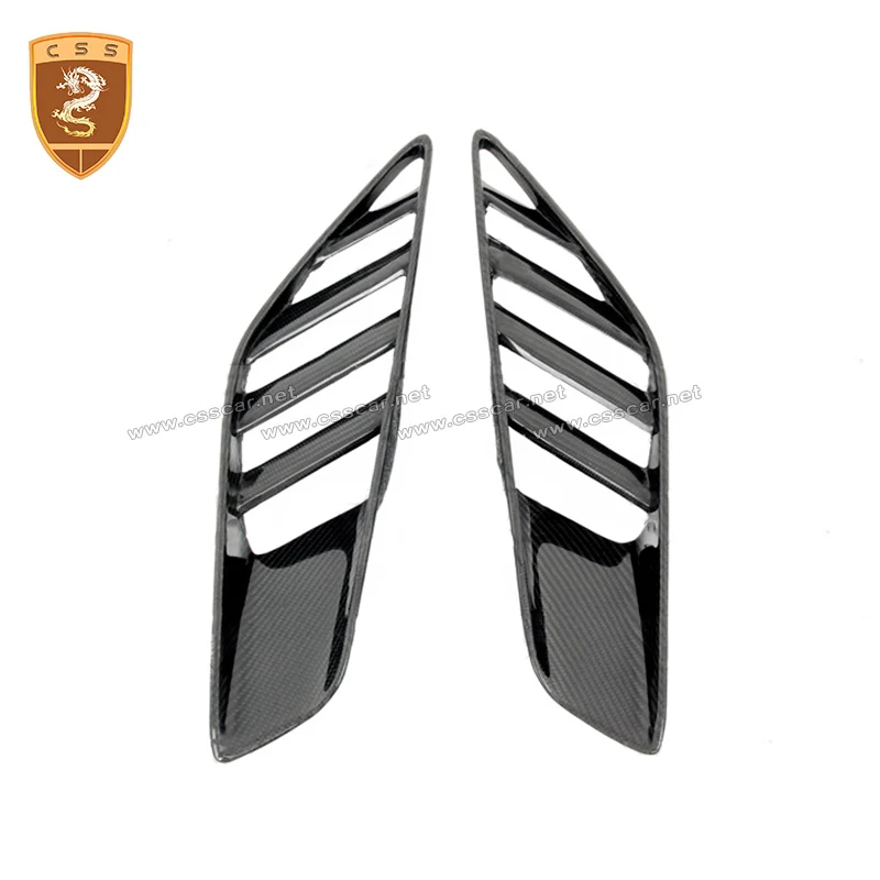 Углеродная задняя Боковая Крышка вентиляционного отверстия для chevрол Корвет C7