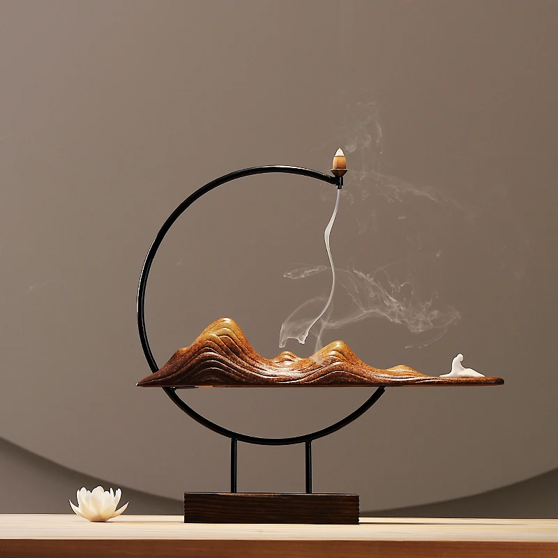 Держатель селфи палка Ладан горелка керамический обратный поток Комплект дыма