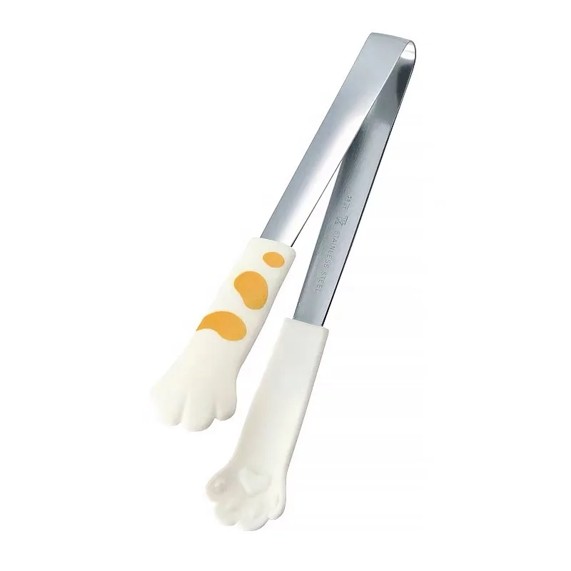 

Japanese Cat Paw Shape Food Tongs Cute Cartoon Meal Tongs Stainless Steel Barbecue Tongs Kitchen Gadgets Kitchen Accessories