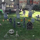 Украшение для сада на Хэллоуин, череп, скелет, лапа, гробница, камень с надписью RIP, Декор для дома с привидениями, товары для вечерние НКИ на Хэллоуин