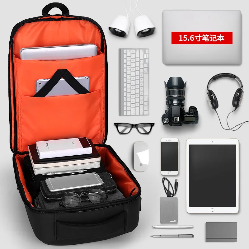 ROWE мужской рюкзак Многофункциональный USB 15 дюймов ноутбук Mochila модный бизнес большой емкости TSA замок Противоугонный дорожный рюкзак для мужчин