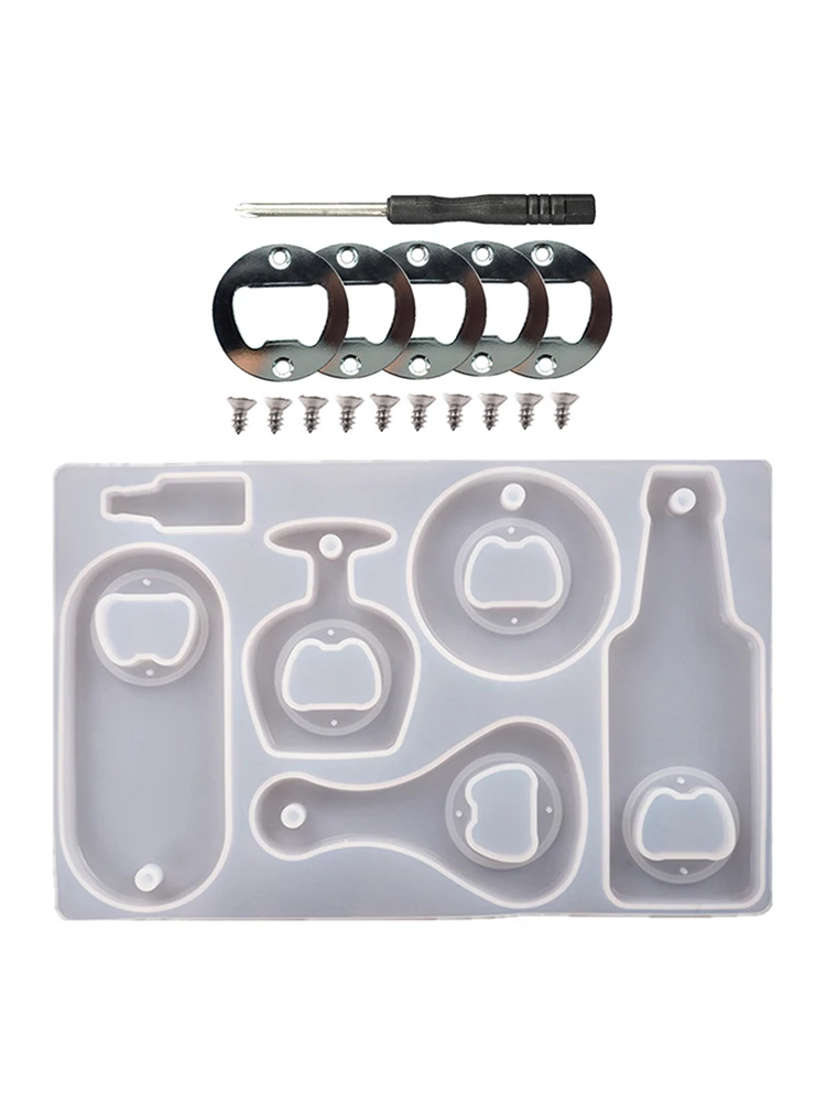 Форма для открывалки бутылок из эпоксидной смолы силиконовая форма пива