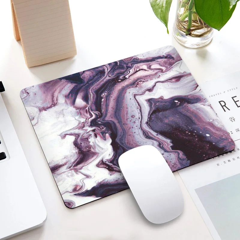 

Cute Mouse Pad Marble Kawaii Desk Pad Desk Mats Laptop Mouse Mat Gaming Mat for Mice Mouse Keyboard Computer Office Accessories