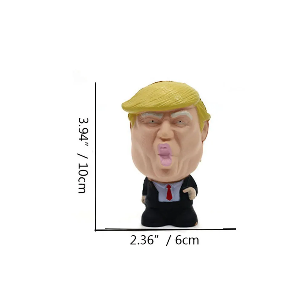 

Cute Donald Trump Stress Squeeze Ball Jumbo Squeeze Unzip Toy Cool Novelty Pressure Relief Kids Doll Decor Decompression Toys