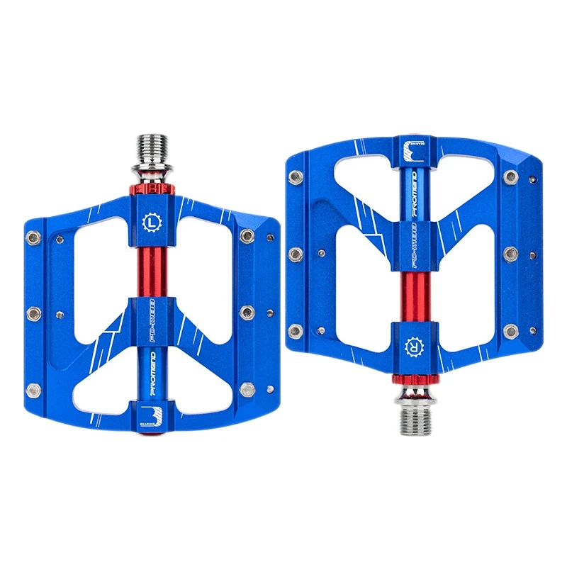 

PROMEND Bicycle Pedal 3 Sealed Bearings Pedal DU Bearing Ultra-Light Wide Pedal Platform for MTB Road Bike