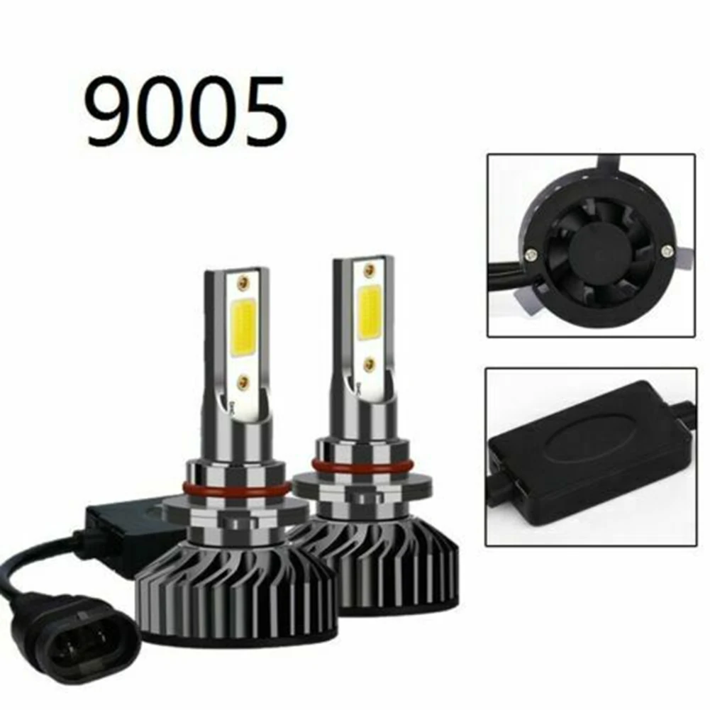 Прочный и практичный 6 шт. 6000K светодиодный головной светильник + туман лампы F2 для