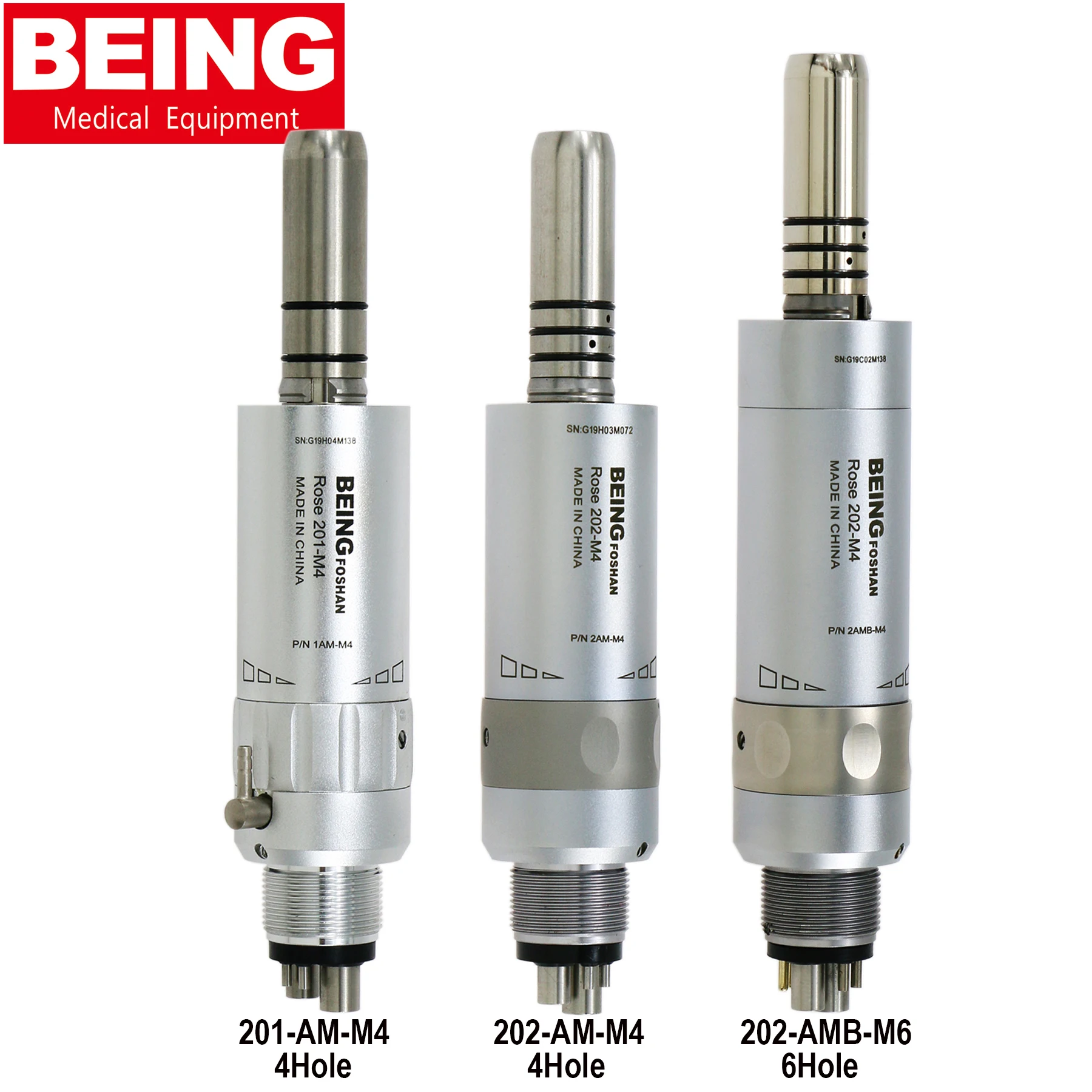 Стоматологический низкоскоростной внутренний наконечник для воды светодиодный