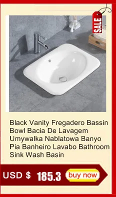 Evier сосуд Bassin ванная комната туалетный столик Fregadero Para Pia Black Sobre Encimera Waschbecken Lavabo раковина Куба Banheiro умывальник
