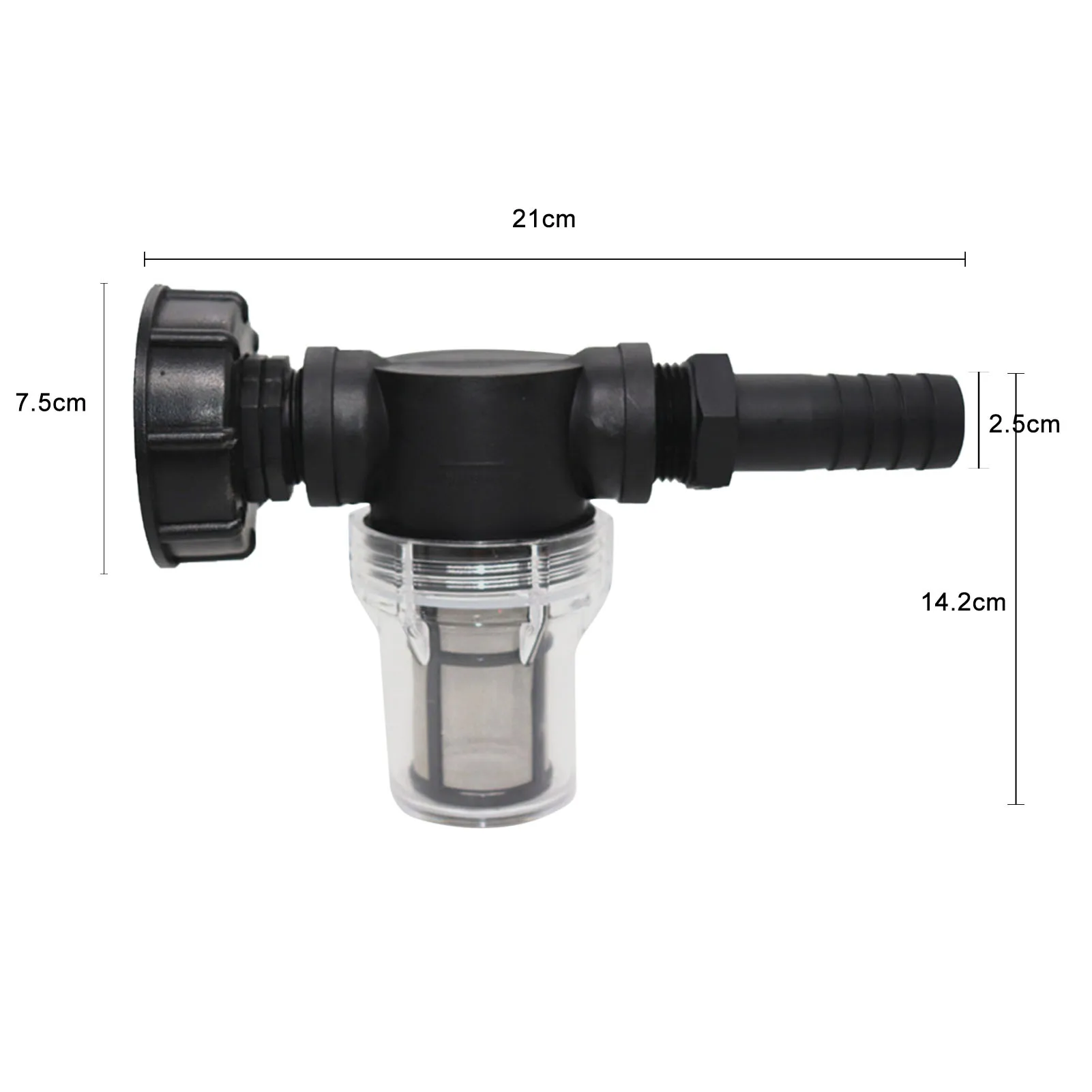 

Garden Hose Elbow Connector Garden Pipe Barrel Filter Connector Reusable Environmental Garden Tools for Tank Reservoirs