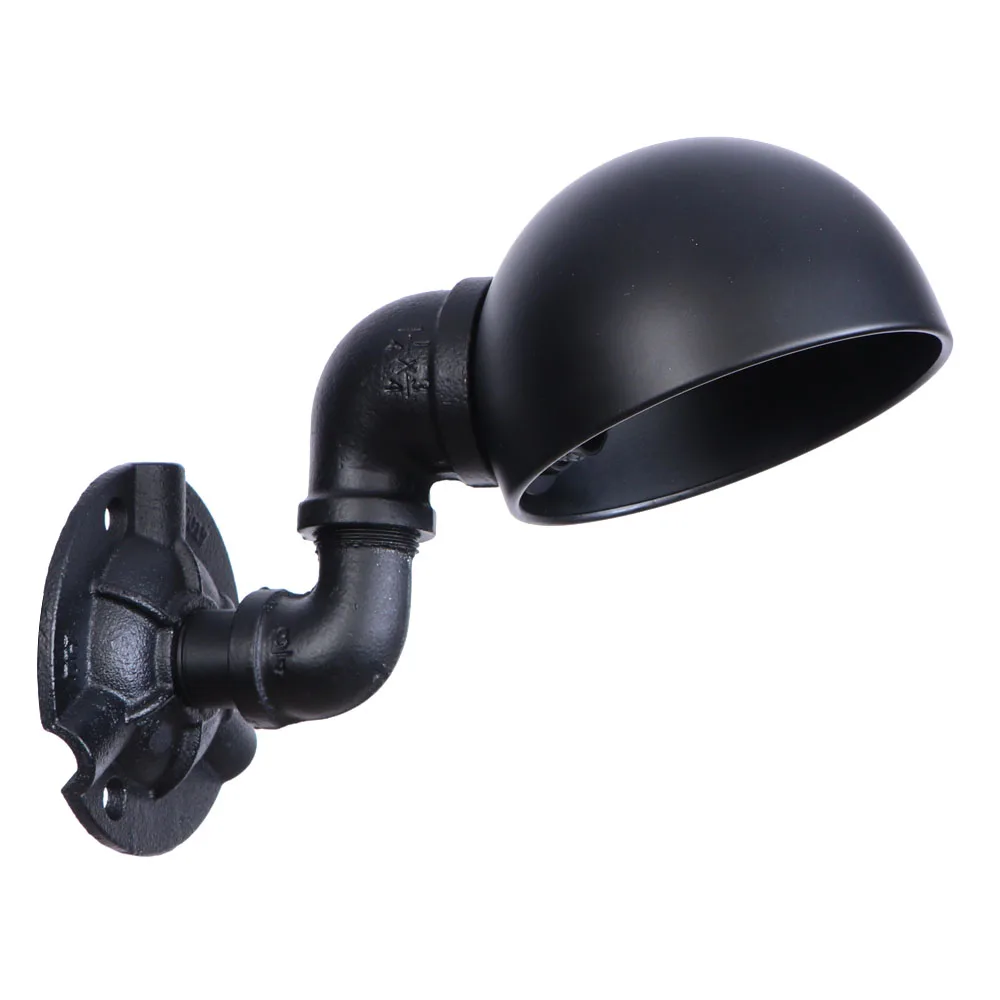 Настенный светильник в стиле ретро с одной головкой и водопроводной трубой