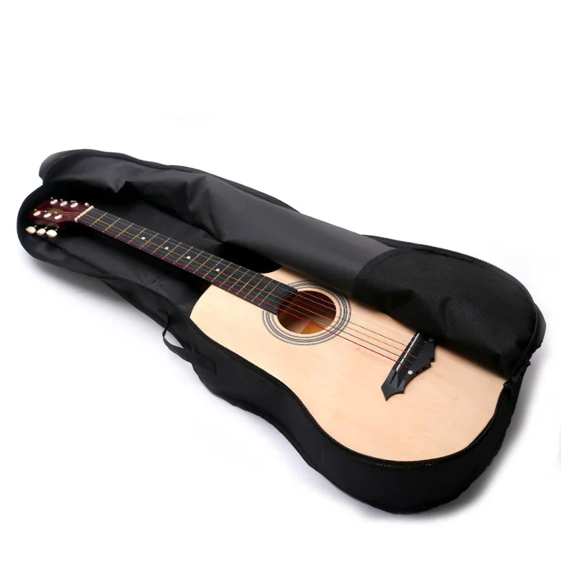 38/41 Inch Oxford Fabric Guitar Bag Soft Double Shoulder Straps Padded Acoustic Guitar Waterproof Backpack Instrument Bags Case
