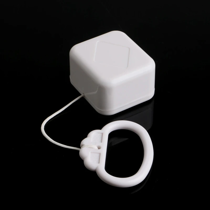 Pull String Cord Music Box White Baby Bed Bell Kids Toy Random Songs Q6PD