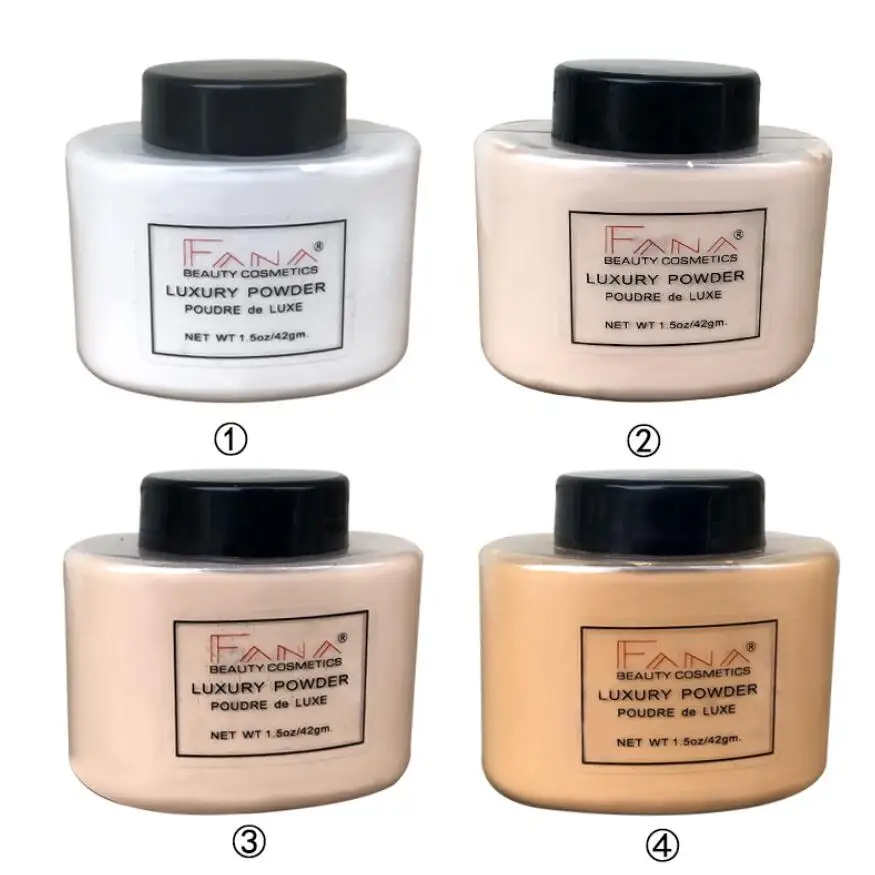 Banana Loose Powder 4-color Translucent Matte Setting Keeps The Not Floating Shrinks Pores Oil Control |