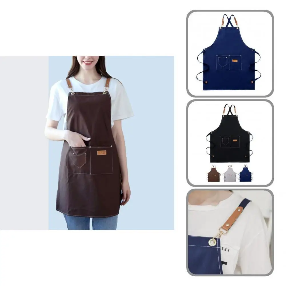 

Adjustable Lace Up Design Easy to Clean Kitchen Apron for Dishwashing