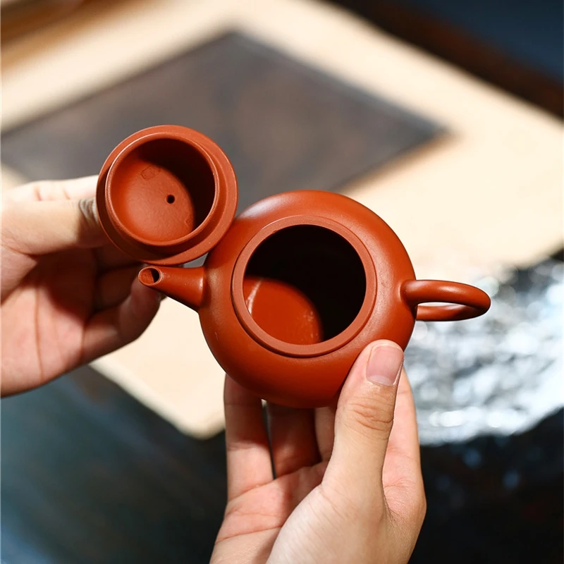 

Yixing Teapot Mud Zhu Handmade Zisha Kettle With Gift Box