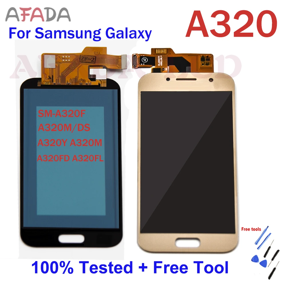 ЖК-дисплей для Samsung Galaxy A3 2017 экран A320 SM-A320F A320M/DS A320Y A320M A320FD ЖК-дисплей с сенсорным экраном дигитайзер Замена