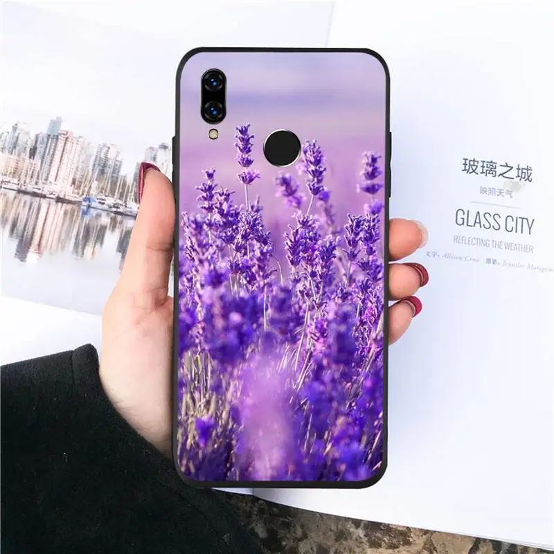 

infinity on purple flower Phone Case For Huawei Honor view 7a5.45inch 7c5.7inch 8x 8a 8c 9 9x 10 20 10i 20i lite pro