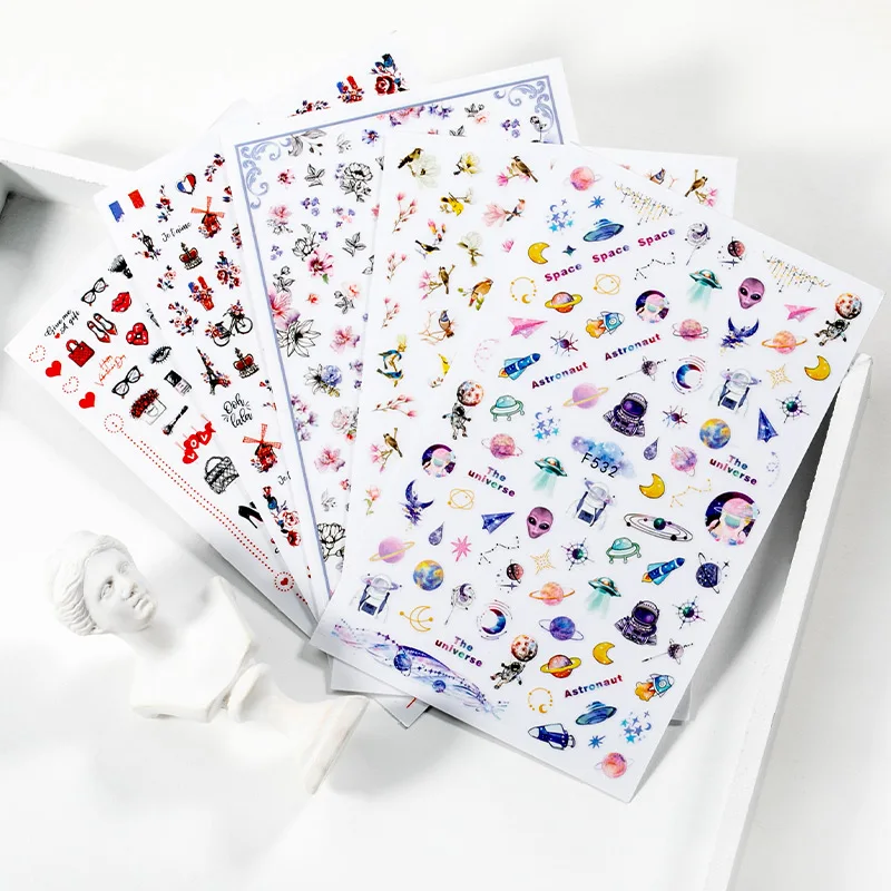 

The New 3D Nail StickerValentine's Gift stickers for nail Foil Love Heart Design Nails Accessories Fashion Manicure Sticker