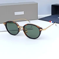 thom brand design sunglasses classic round titanium alloy uv protection tb011 men women sun glasses with original box eyeglasses