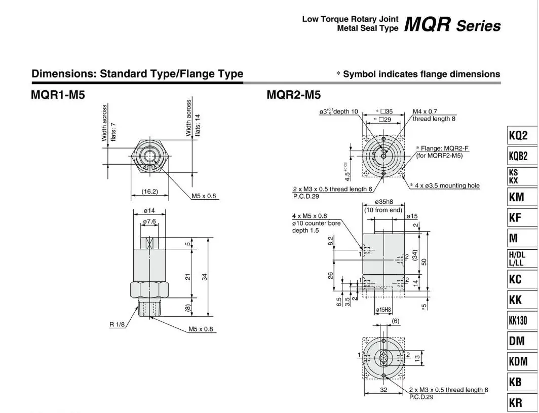 SMC высокоскоростная вращающаяся MQR2-M5 MQR4-M5 MQR8-M5 MQR12-M5 MQR16-M5 пневматические компоненты mqr серии