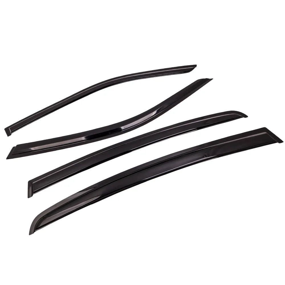 

4x акриловые оконные козырьки, защита от солнца, дождя, вентиляционный оттенок для Dodge Charger 2011-2018