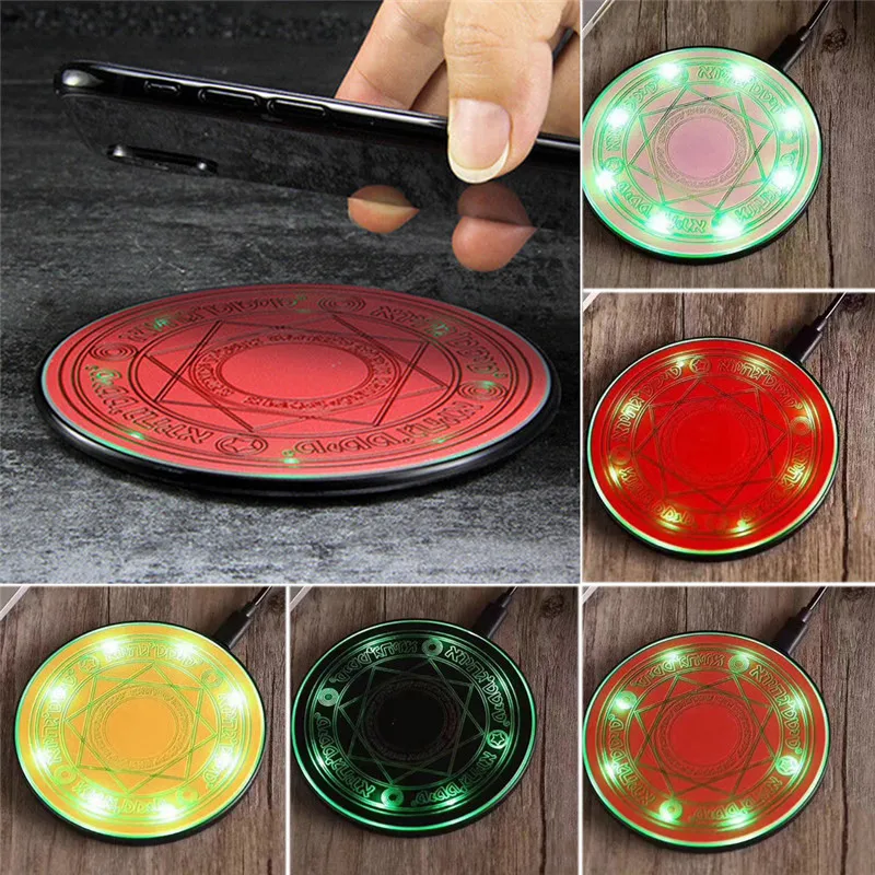 Волшебное Беспроводное зарядное устройство 10 Вт волшебное круговое быстрое