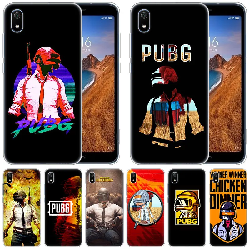 Роскошный мягкий силиконовый чехол PUBG Game для Xiaomi Redmi K20 Pro 7 7A 6 6A 4X 5 Plus S2 GO Note 8 4