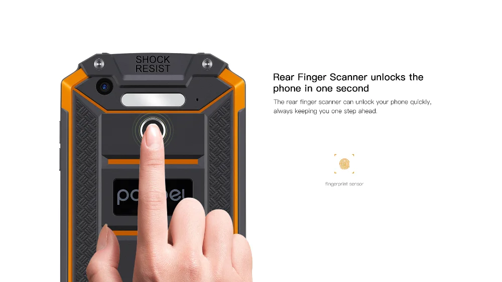 Глобальная версия разблокировки смартфона 9000 mah Poptel p9000 max 4G/64G NFC банк питания телефон может ODM водонепроницаемый прочный смартфон