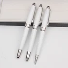 Шариковая ручка Best MB, Металлические Керамические шариковые ручки, серебристые и золотистые зажимы, роскошная перьевая ручка высокого качества