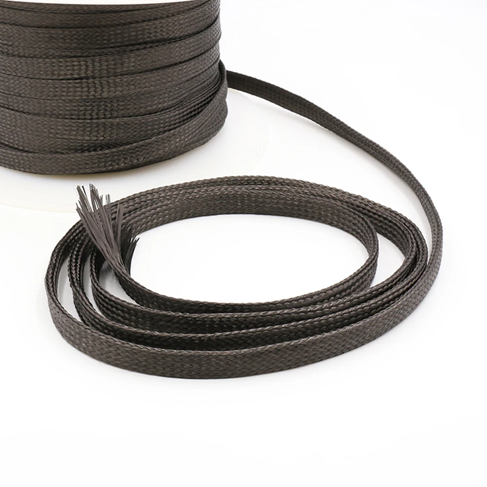 

Hi End Carbon Fiber Sleeve, Carbon Fiber Fabric Braided Sleeve, 3k Aerospace (8MM 15MM )