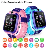 kids smart watch sos waterproof phone watch smartwatch sim card location tracker kids gift children watch for ios android