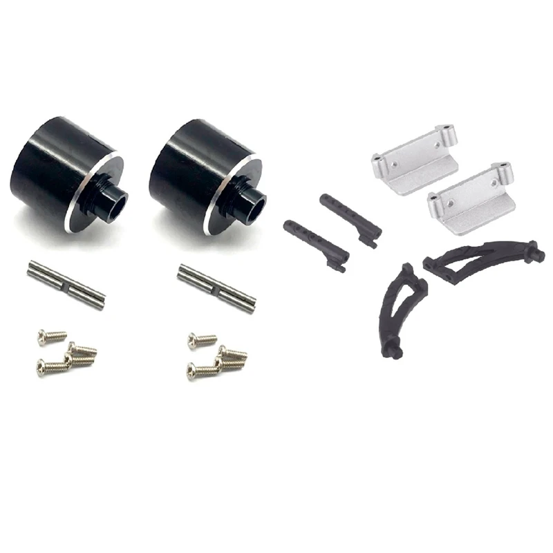 

1 комплект, держатель для крыльев дневного света для 1/18 Wltoys A959 и 2 металлических чехла для Wltoys 144001 1/14