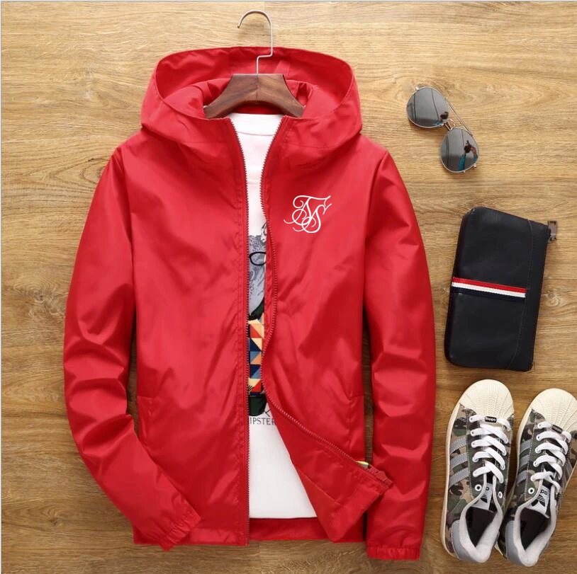 

Куртка с капюшоном для молодых мужчин, популярная уличная одежда с принтом, стильная тонкая куртка на молнии в стиле хип-хоп, 7XL, весна-осень