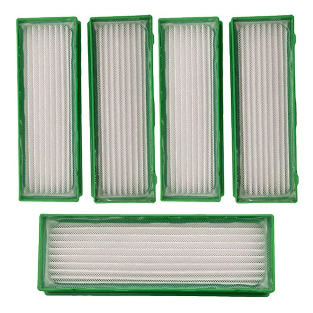 

5 * Filters Suitable For Vorwerk Kobold VR200 VR300 Sweeping Robot Accessories Filter Household Cleaning Parts Replacement Tool