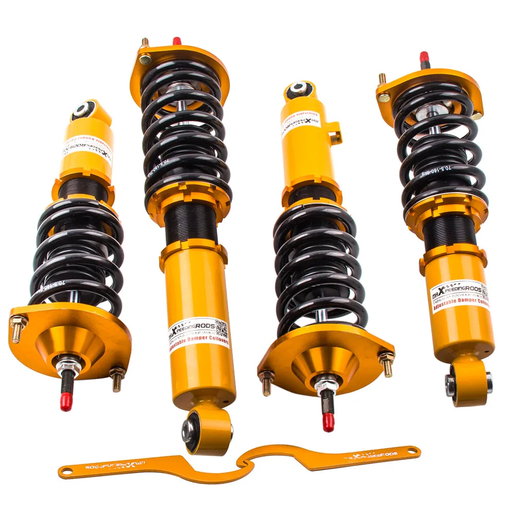 24-Way Adj. Coilover Shock Spring Kit для MAZDA MIATA MX5 MX-5 NA NB 1989-2005 Roadster Base Convertible | Автомобили и