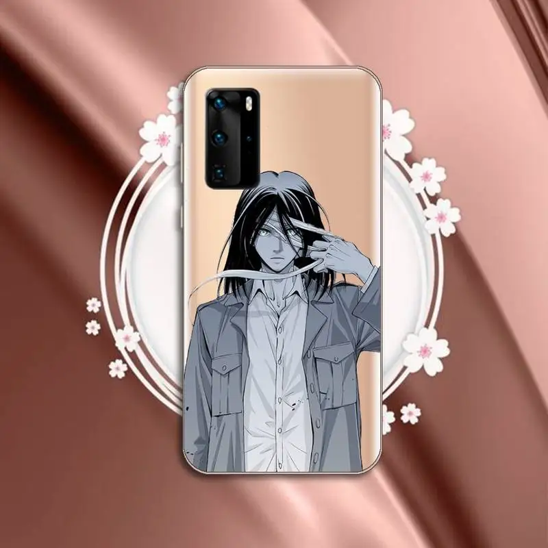 

Attack on Titan Eren Jaeger anime Phone Case Transparent for Huawei P honor 8 10i 20 30 40 smart 2019