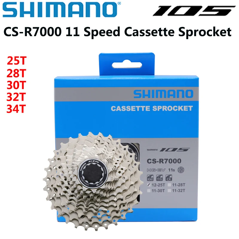

SHIMANO 105 CS R7000 11S Road bike HG Cassette Sprocket Freewheels 11-28T 11-30T 11-32T 11-34t 105 5800 R7000 Cassette Sprocket