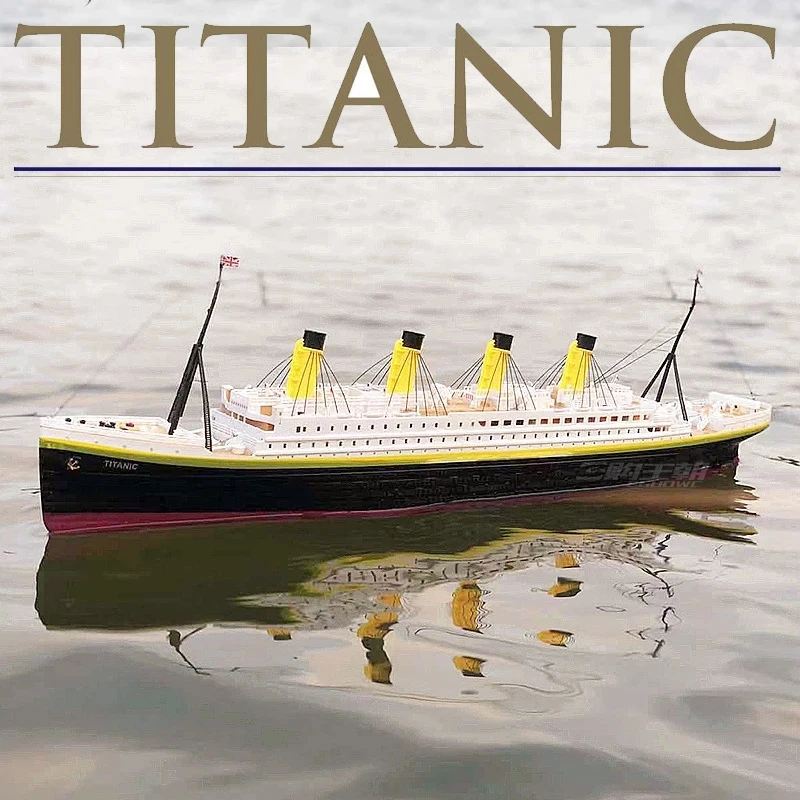 RC Boat 1:325 Titanic Sea Grand Cruise Ship 3D Remote Control High Simulation Model Toys Use for 1 hour | Игрушки и хобби