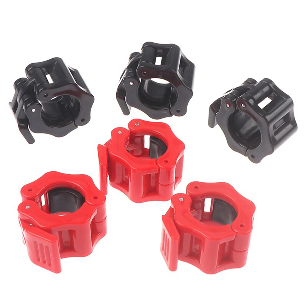 25mm 28mm 30mm  Spinlock Collars Barbell Collar Lock Dumbell Clips Clamp Weight lifting Bar Gym Dumbbell Fitness Body Building images - 6