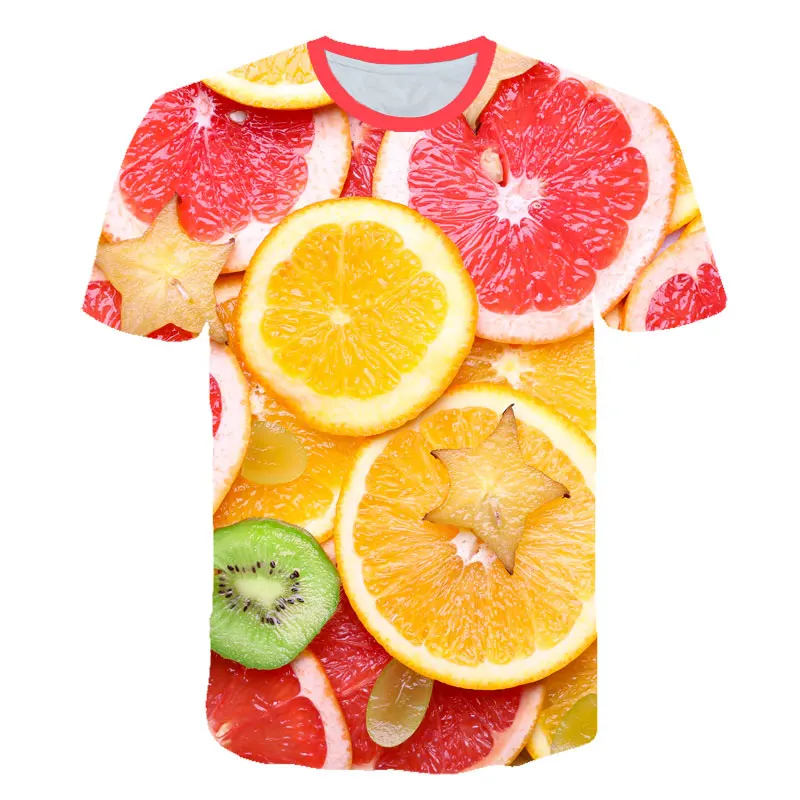 

2020 summer Men t shirt Fruits Food 3D t shirt Cans of Beer Printed Hip Hop short Sleeve Men/Women t-shirt tee tops Wholesale