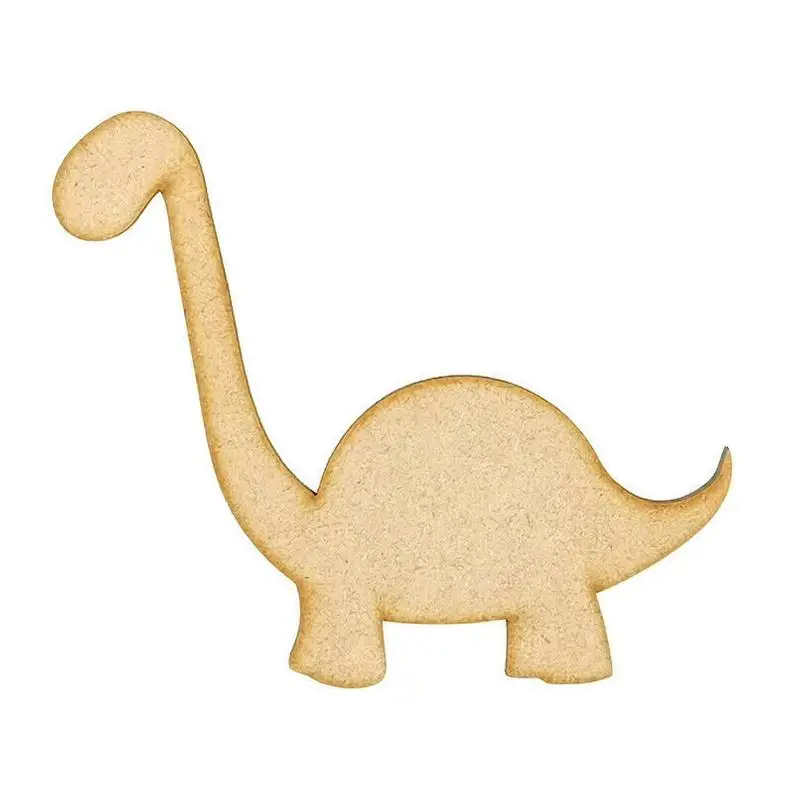 Динозавр MDF ремесленные формы деревянные пустые динозавры украшение для