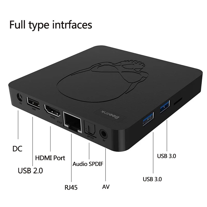 Beelink GT-King Android 9,0 четырехъядерный Bluetooth 4,1 tv BOX Amlogic S922X 4G/64G 2,4G+ 5G 1000M LAN Wifi USB 3,0 голосовой пульт дистанционного управления