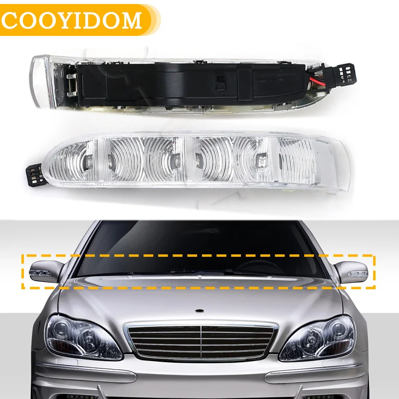 Автомобильный зеркальный световой индикатор светодиодный светсветильник льник