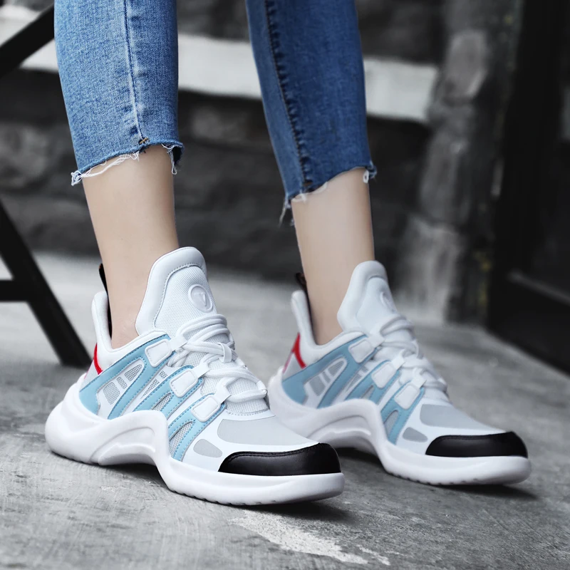 2020 New Sneakers Running Shoes Women Sports Breathable Light Woman Platform Comfortable Walking Jogging | Спорт и развлечения